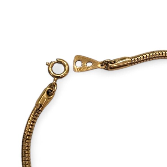 Set Of 3 Statement Pendant Chain Necklace Gold Tone Avon Jade Gemstone Artistry - Picture 2 of 6